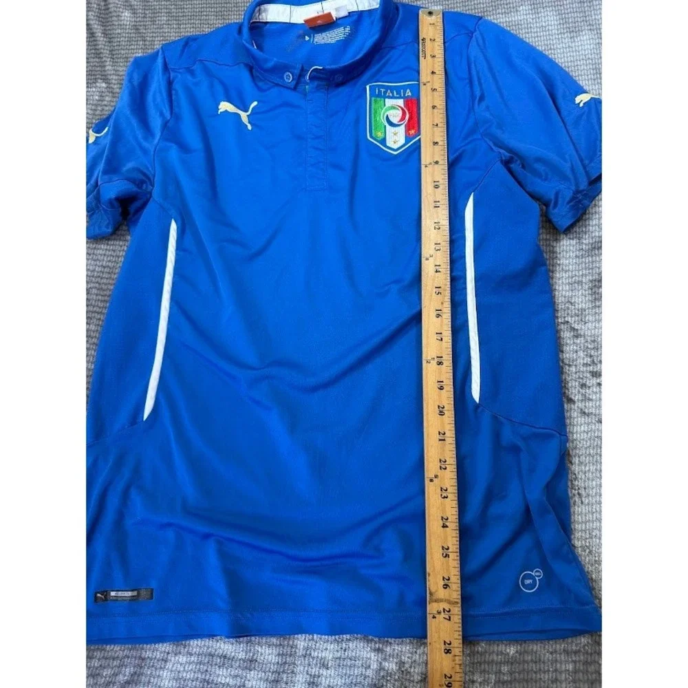 Puma Italy FIGC Soccer Jersey Boys XL Blue Italia National Team‎ Soccer Youth.